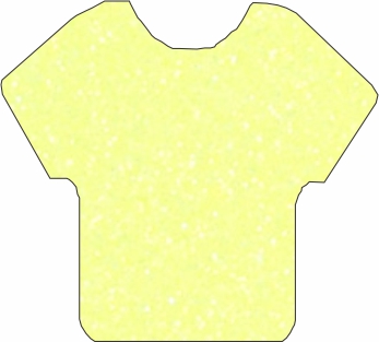 Glitter NEON Yellow 20" 19.66 Actual